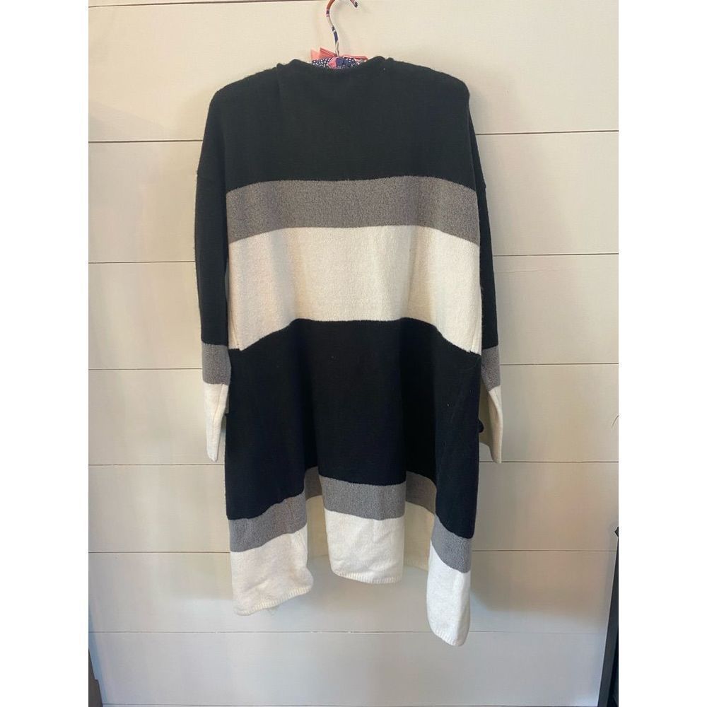 Womens Ellos Long Sleeve Long Length Cardigan Sweater Size M 14/16 NWOT - Picture 2 of 3